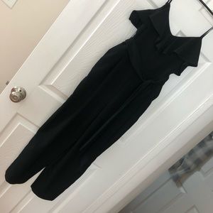 Banana Republic Petite 0 Black Romper